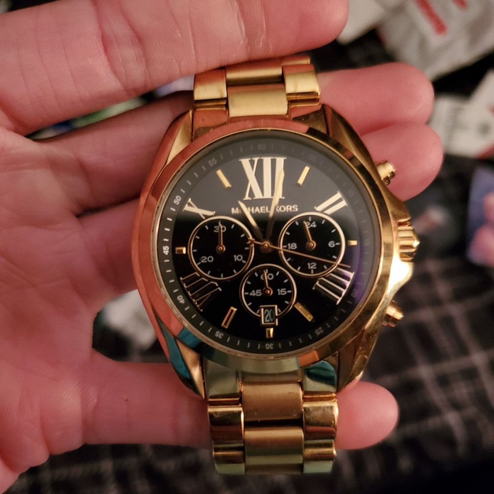 Rare Michael Kors Watch-es; HIS (G) & HERS (S)